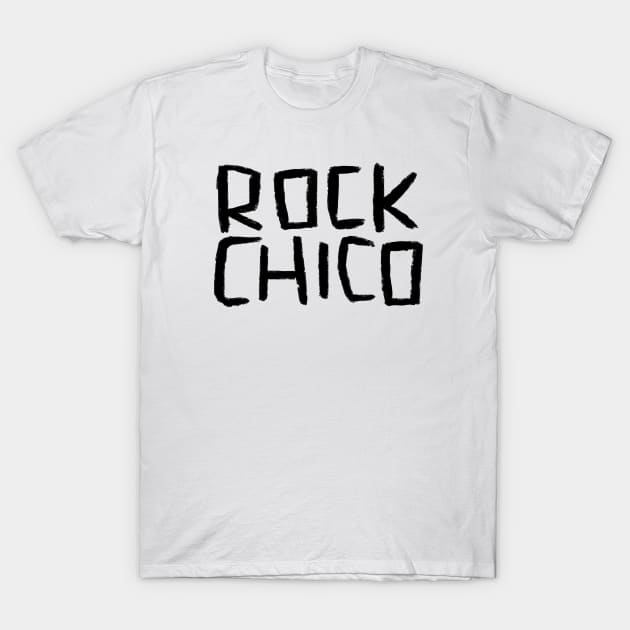 Rock Music Bands, Boys Rock, Rock Chico T-Shirt by badlydrawnbabe